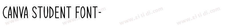 canva student font字体转换
